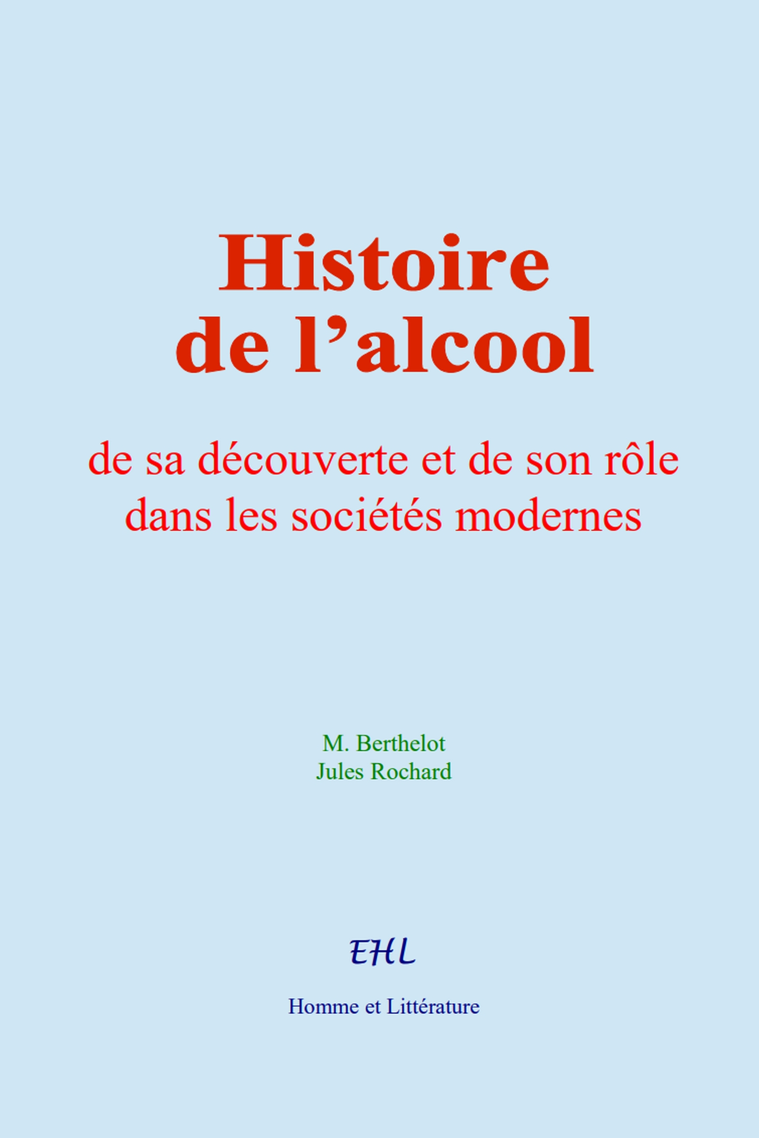 Histoire de l’alcool