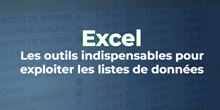 Excel | Exploiter les listes de données