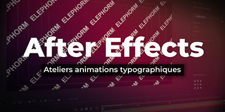After Effects | Ateliers animations typographiques