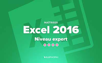 Excel 2016 - Niveau expert