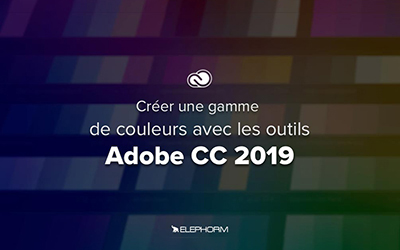 Adobe Creative Cloud - Créer une gamme de couleurs