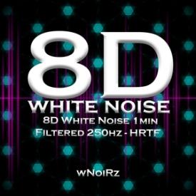 8D White Noise 1min Filtered 250hz - HRTF